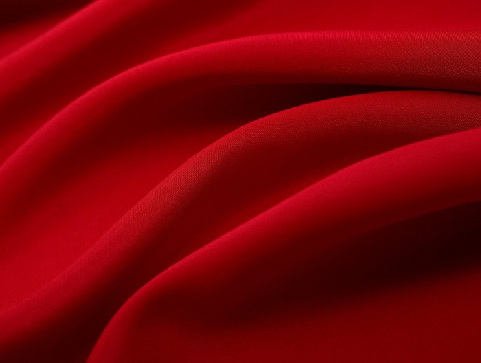tecido vermelho