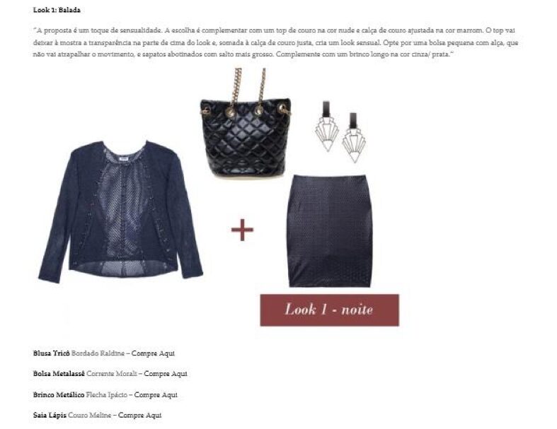 Anna na Mídia- look com tricô para noite