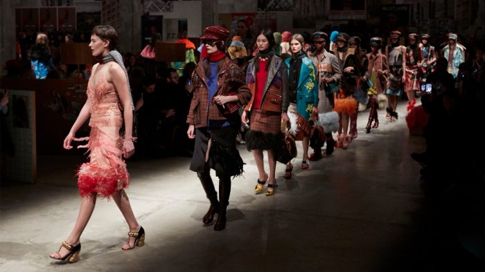 Prada Outono inverno 2017/18 Milão Fashion Weej