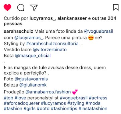 Styling by Sarah Shulz e produção Anna Barros - ensaio Vogue Brasil